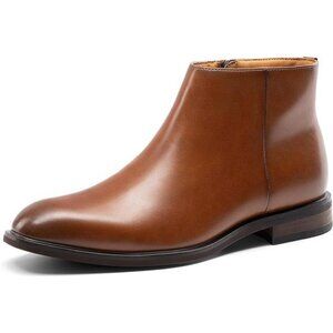 Bruno Marc Men's Chelsea Boots Zip Ankle Dress Boot Camel